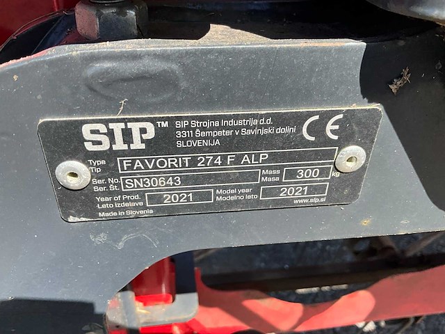 2021 sip favorit 274 f alp bandhark - afbeelding 9 van  18