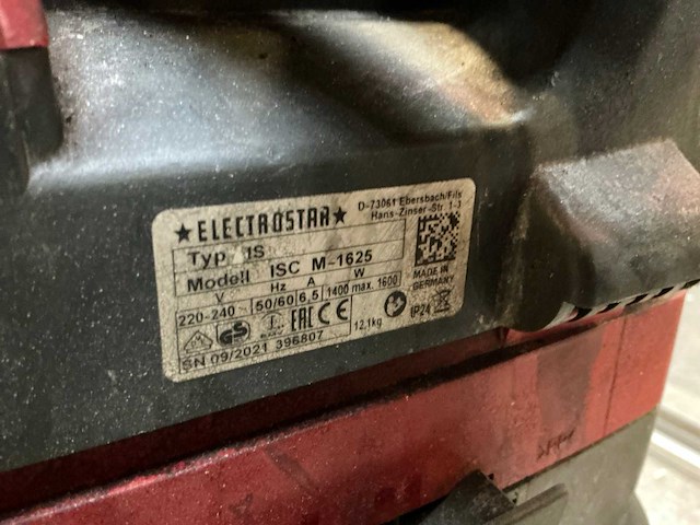 2021 starmix isc m-1625 bouwstofzuiger - afbeelding 4 van  4