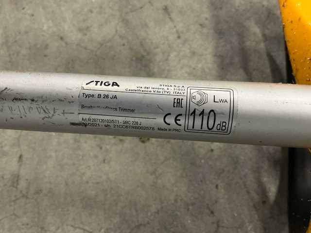 2021 stiga b26 ja bosmaaier - afbeelding 7 van  7