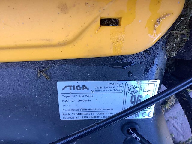 2021 stiga combi 48 sq st 140 grasmaaier - afbeelding 7 van  7