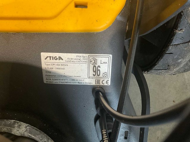 2021 stiga cp1 484 wsvq grasmaaier - afbeelding 6 van  6