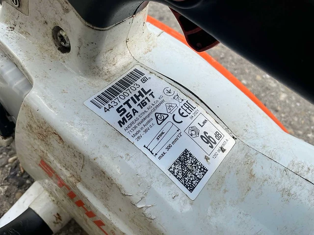 2021 stihl msa 161t kettingzaag - afbeelding 6 van  6