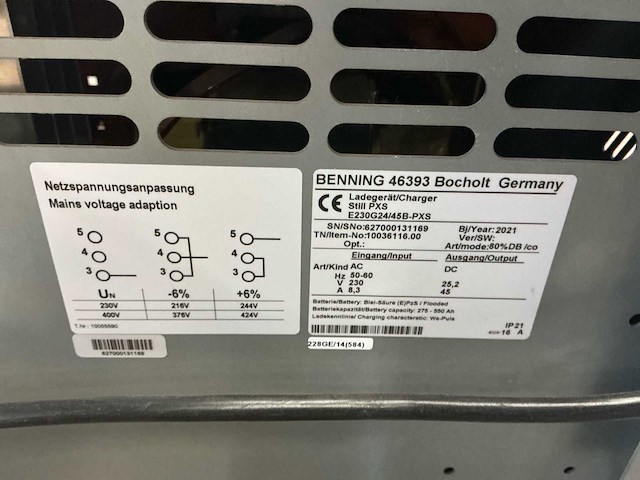 2021 still ecu-sf20 elektrische palletwagen - afbeelding 10 van  20