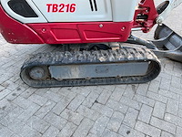 2021 takeuchi tb 216 minigraafmachine - afbeelding 3 van  45