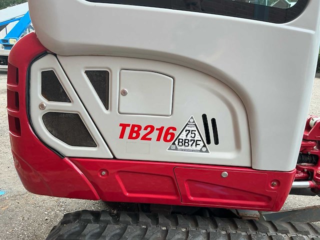 2021 takeuchi tb216 minigraafmachine - afbeelding 3 van  11