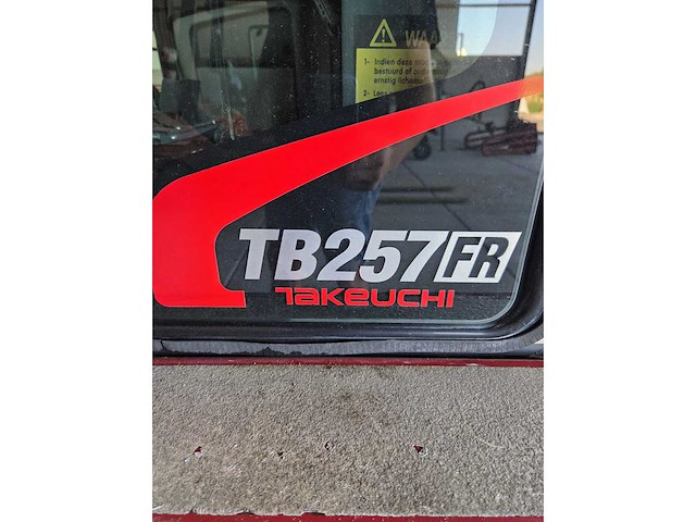 2021 takeuchi tb257fr minigraafmachine - afbeelding 12 van  14
