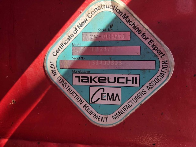 2021 takeuchi tb257fr minigraafmachine - afbeelding 5 van  12