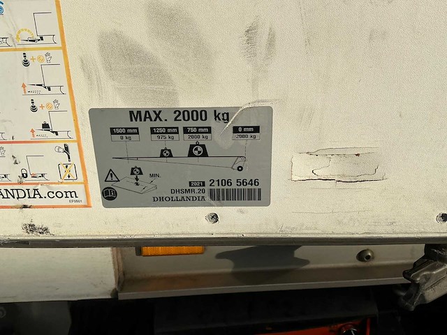 2021 talson distri f1520 oplegger - afbeelding 15 van  31