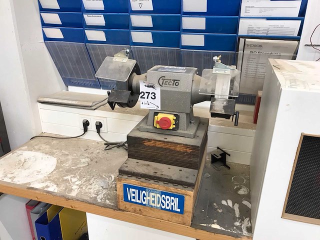 2021 tecto ws-611 werkbank slijpmachine - afbeelding 1 van  6