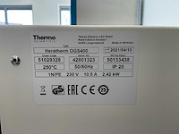2021 thermowetenschappelijke heratherm ogs400 laboratoriumoven - afbeelding 6 van  7