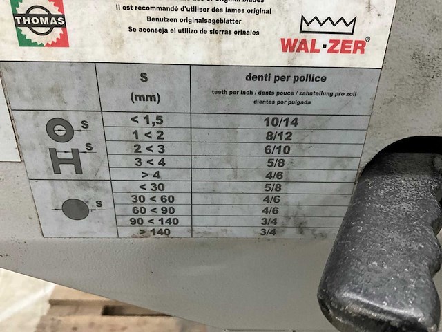 2021 thomas zip 30 da bandzaagmachine - afbeelding 2 van  11