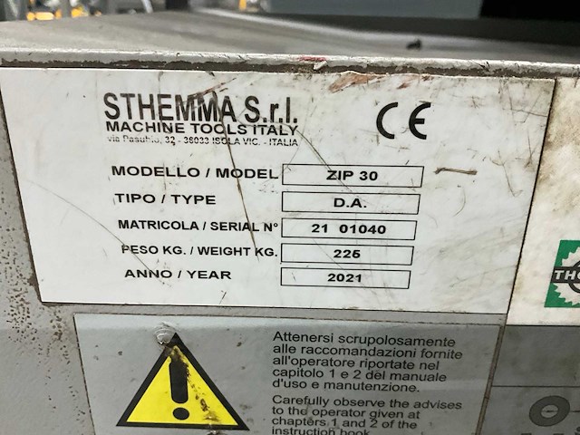 2021 thomas zip 30 da bandzaagmachine - afbeelding 3 van  11