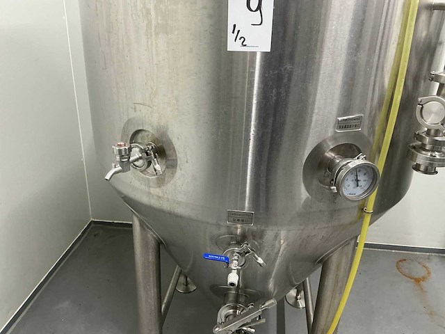 2021 tiantai fermentatie ketel 500liter dubbelwandig - afbeelding 8 van  23