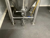 2021 tiantai fermentatie ketel 500liter dubbelwandig - afbeelding 2 van  10