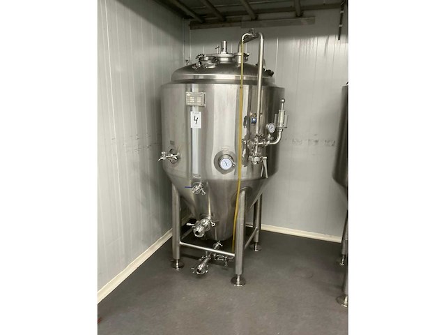 2021 tiantai fermentatie ketel 500liter dubbelwandig - afbeelding 3 van  10