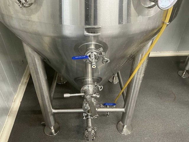 2021 tiantai fermentatie ketel 500liter dubbelwandig - afbeelding 10 van  10