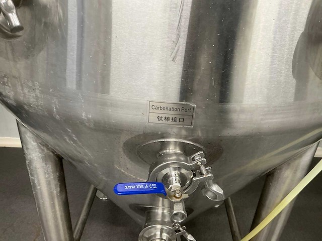 2021 tiantai fermentatie ketel 500liter dubbelwandig - afbeelding 11 van  12