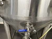 2021 tiantai fermentatie ketel 500liter dubbelwandig - afbeelding 11 van  12