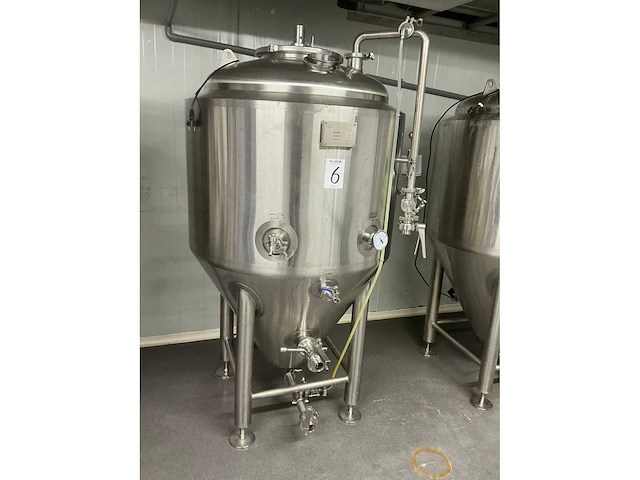 2021 tiantai fermentatie ketel 500liter dubbelwandig - afbeelding 2 van  9