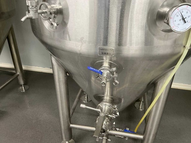 2021 tiantai fermentatie ketel 500liter dubbelwandig - afbeelding 6 van  9