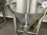2021 tiantai fermentatie ketel 500liter dubbelwandig - afbeelding 6 van  9