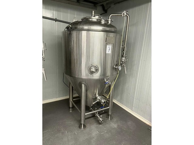 2021 tiantai fermentatie ketel 500liter dubbelwandig - afbeelding 4 van  12