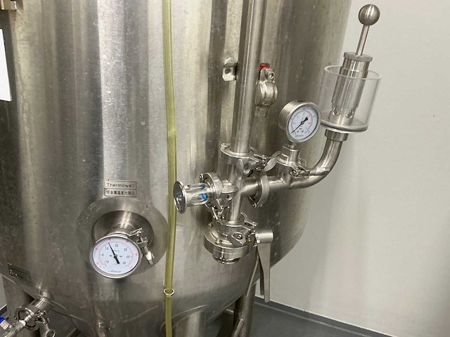 2021 tiantai fermentatie ketel 500liter dubbelwandig - afbeelding 14 van  20