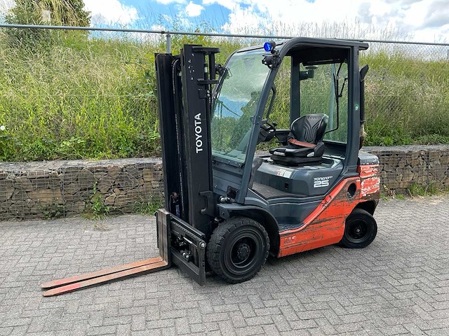 2021 toyota 8fd25f vorkheftruck - afbeelding 1 van  20