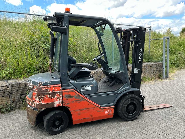 2021 toyota 8fd25f vorkheftruck - afbeelding 15 van  20