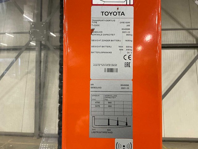 2021 toyota bt optio ome100m man-up truck - afbeelding 9 van  20