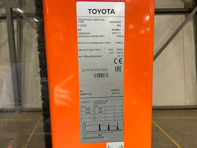 2021 toyota bt optio ome100m man-up truck - afbeelding 8 van  19