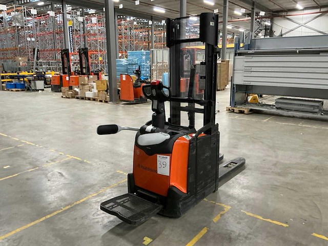 2021 toyota bt staxio dxh3300 elektrische palletwagen met platform - afbeelding 13 van  17