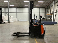 2021 toyota bt staxio dxh3300 elektrische palletwagen met platform - afbeelding 16 van  17