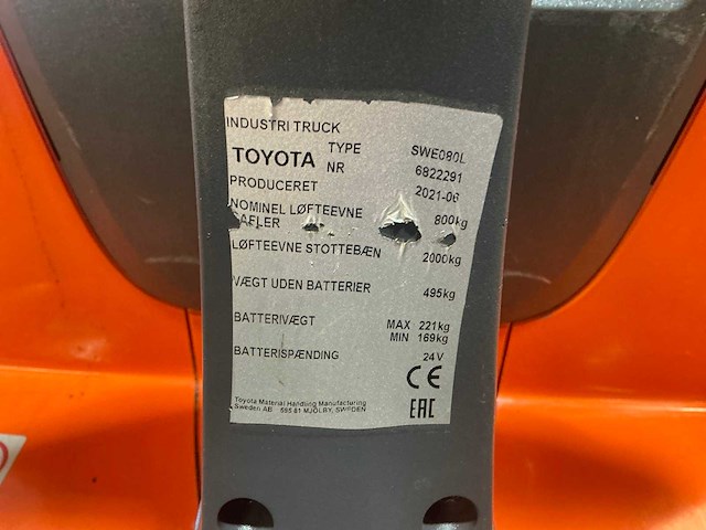 2021 toyota duostapelaar bt staxio stapelaar - afbeelding 3 van  11