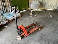 2021 toyota lhm 230 hand hydraulische palletwagen - afbeelding 1 van  4