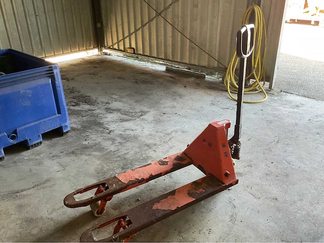 2021 toyota lhm 230 hand hydraulische palletwagen - afbeelding 3 van  4