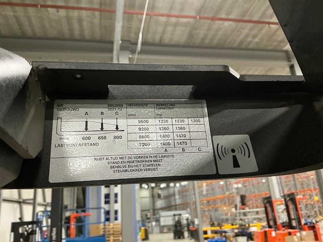 2021 toyota rre160h reachtruck - afbeelding 8 van  20