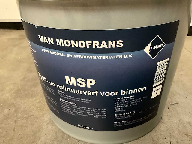 2021 van mondfrans basis7 verf (5l) - afbeelding 2 van  3