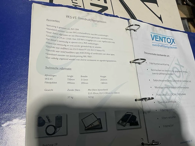 2021 ventox prefilter p1 g4 overdrukfiltersysteem - afbeelding 6 van  6