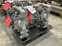 2021 versamatic pneumatische dubbele membraampomp (3x) - afbeelding 1 van  8