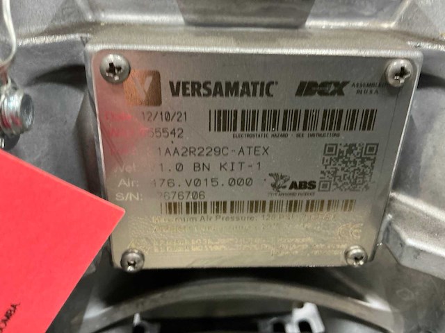 2021 versamatic pneumatische dubbele membraampomp (3x) - afbeelding 8 van  8