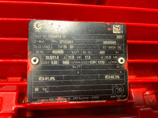 2021 vogelsang vx136-105q lobbenpomp - afbeelding 8 van  8