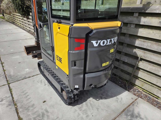 2021 volvo ec18e s-wissel minigraafmachine - afbeelding 2 van  21