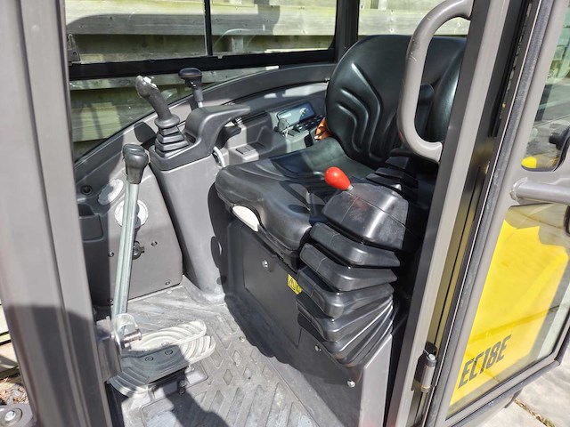 2021 volvo ec18e s-wissel minigraafmachine - afbeelding 6 van  21