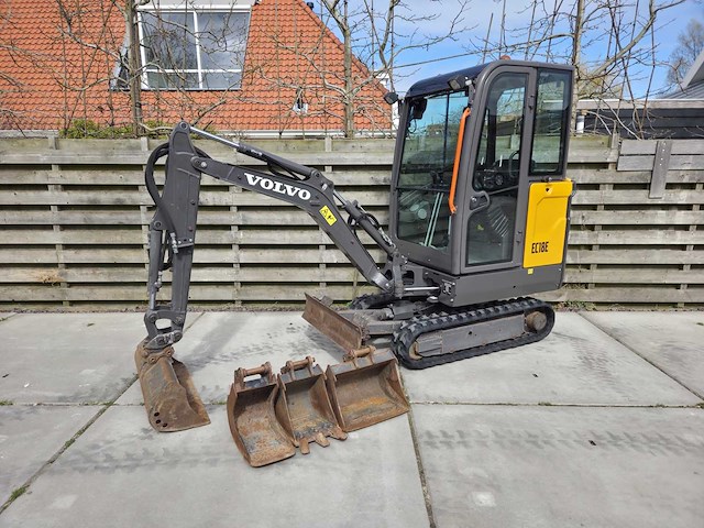2021 volvo ec18e s-wissel minigraafmachine - afbeelding 1 van  21