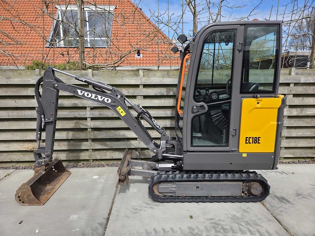 2021 volvo ec18e s-wissel minigraafmachine - afbeelding 12 van  21