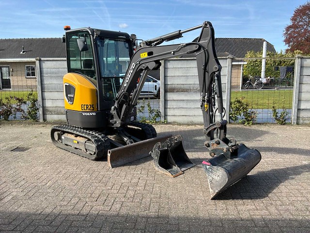 2021 volvo ecr25 compacte elektrische rupsgraafmachine - afbeelding 1 van  27
