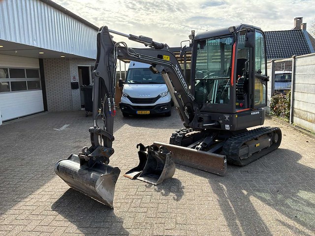2021 volvo ecr25 compacte elektrische rupsgraafmachine - afbeelding 23 van  27