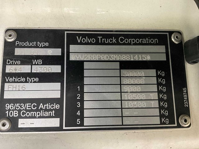2021 volvo fh16 xl 750 motorwagen/chassis - afbeelding 49 van  53