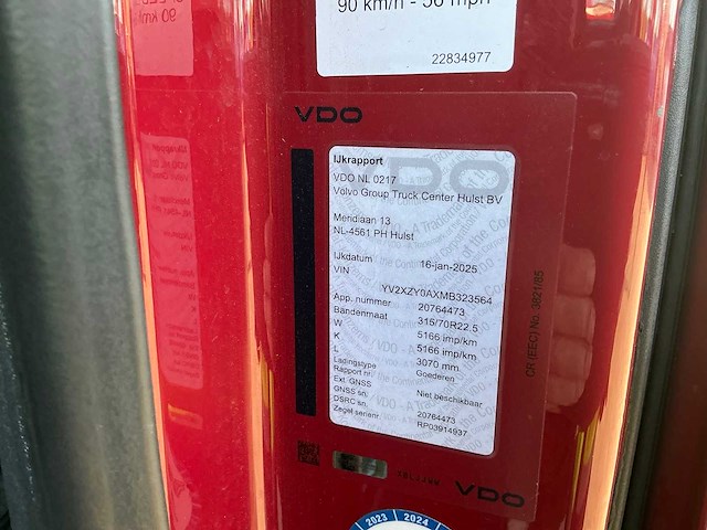 2021 volvo fm opleggertrekker - afbeelding 18 van  40